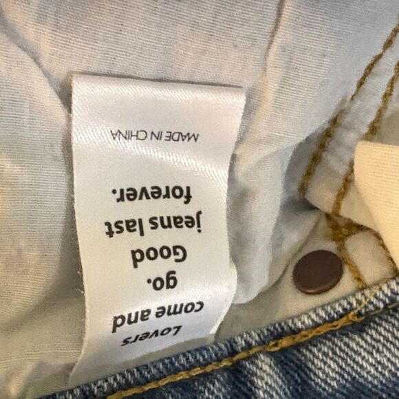 PacSun Light Blue Distressed Flare Jeans Size 24 - Picture 6 of 7